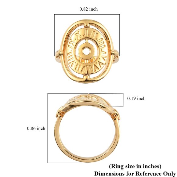 SUNDAYS CHILD Vermeil Yellow Gold Over Sterling Silver Fancy Ring 5.60 Grams - Picture 6 of 6